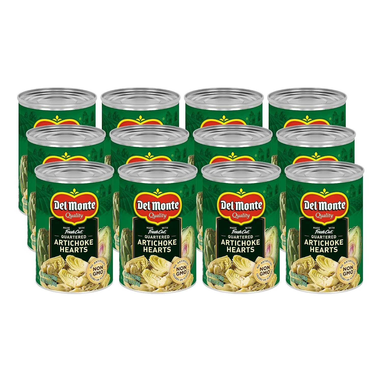 Del-Monte®-Quartered-Artichoke-Hearts-14-oz.-Can,-12-Pack-----620