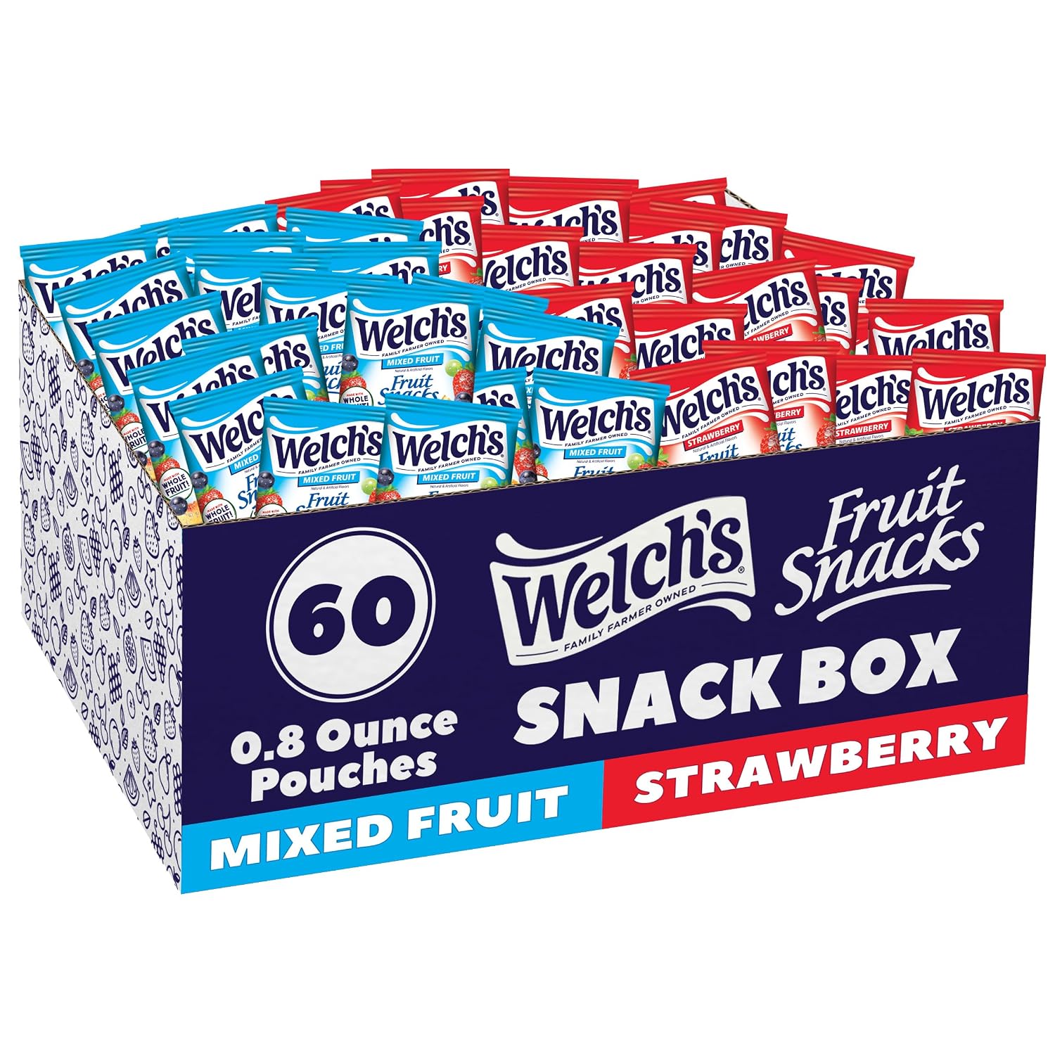 Welch's-Fruit-Snacks,-Mixed-Fruit-&-Strawberry,-0.8-oz,-60-Ct--|-Variety-Bulk-Made-2387