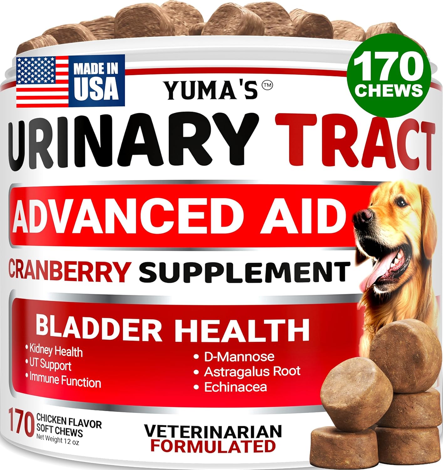 Dog-UTI-Chews---170-Treats---Cranberry-Supplement-for-Dogs-Bladder-495
