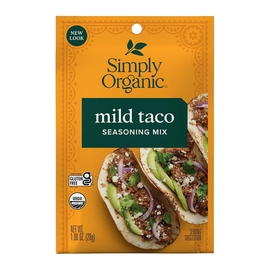 Simply-Organic-Mild-Taco-Seasoning-Mix,-Gluten-Free,-Certified-Organic,-Kosher,-Vegetarian,-1050