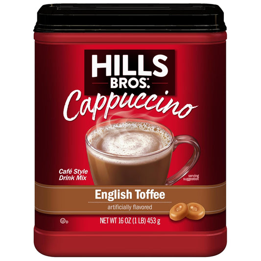 Hills-Bros.-Cappuccino-Mix–Rich,-Frothy-Coffeehouse-Tasting-Instant-Drink-Mix–Quick-and-Easy-Preparation–Perfect-for-3067