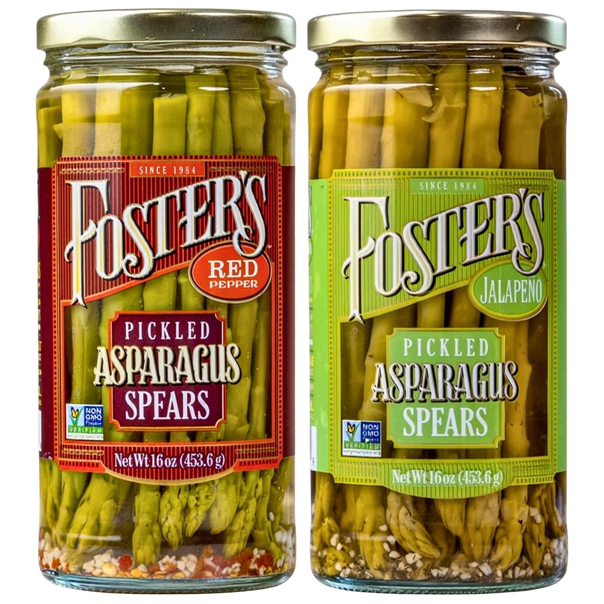 Foster's-Hot-Pickled-Asparagus-Spears-in-a-Jar,-Spicy-Variety-Pack,-16oz-707