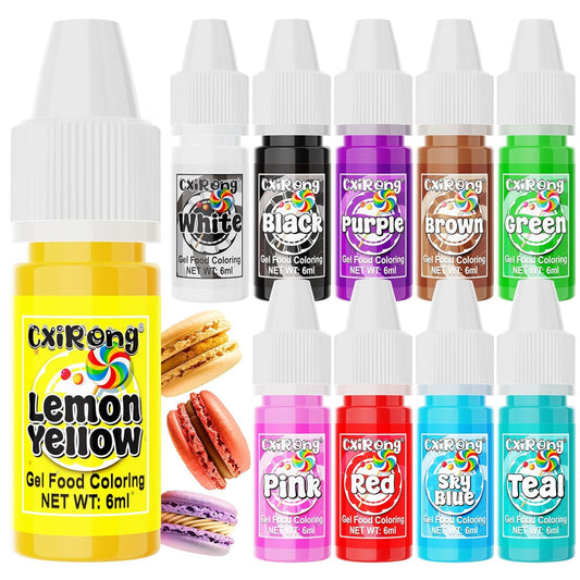 Gel-Food-Coloring---10-Colors-Concentrated-4385