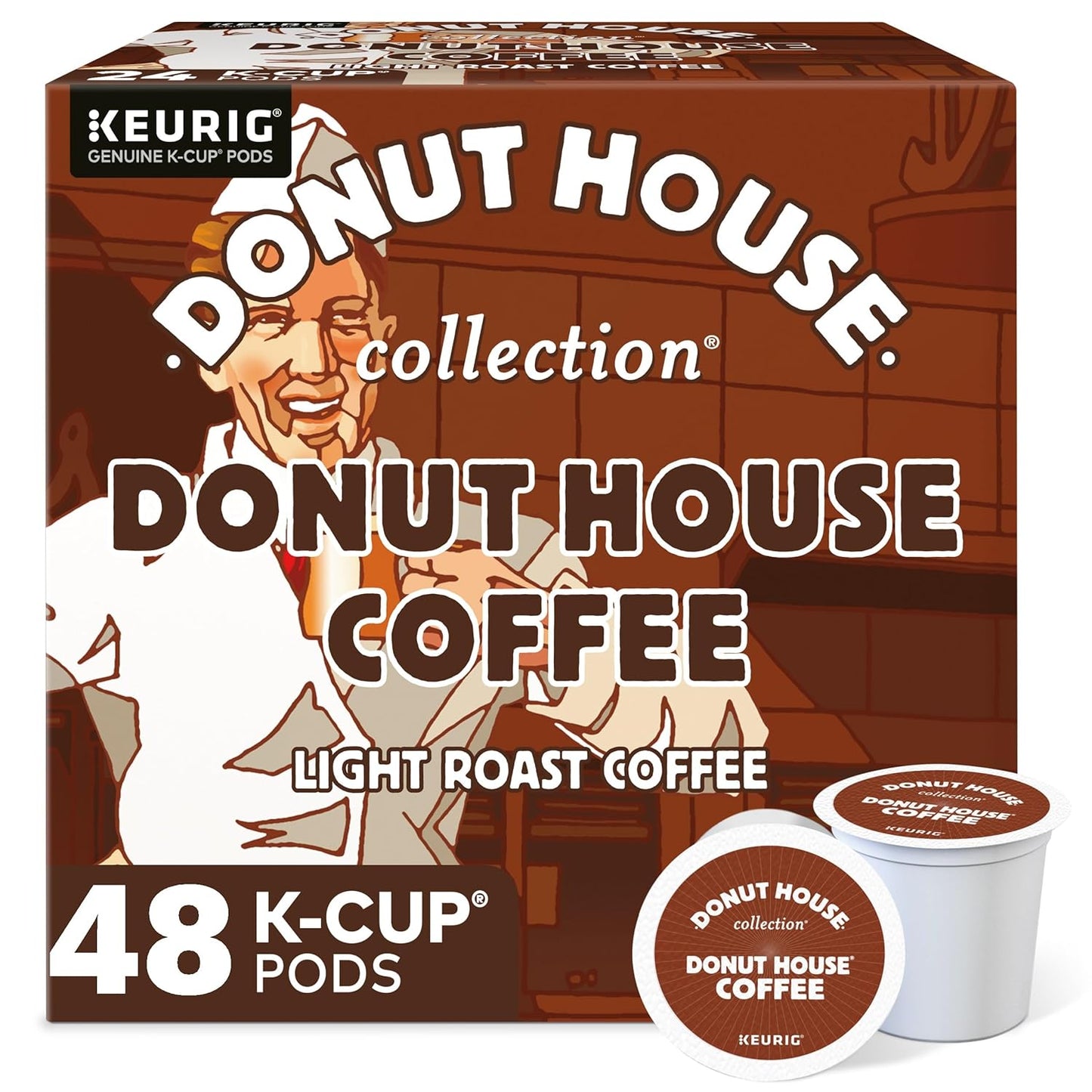 Donut-House-Collection,-Donut-House-Coffee,-Single-Serve-Keurig-K-Cup-Pods,-Light-Roast,-48-141