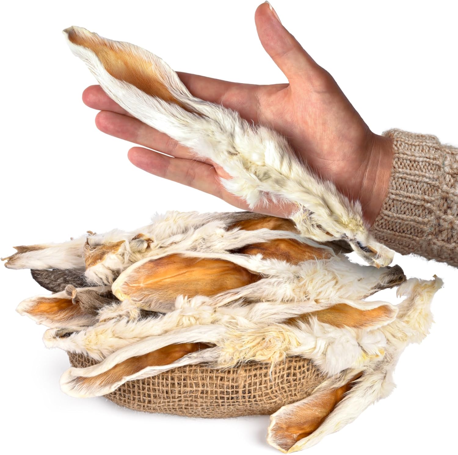 Rabbit-Ears-with-Fur-Dog-Treats-(10-pcs)|-2330