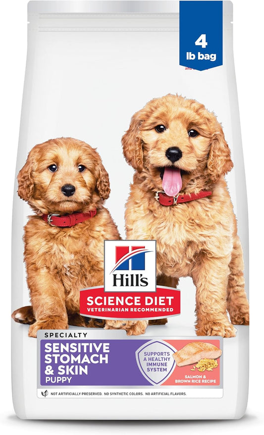 Hill's-Science-Diet-Puppy-Sensitive-Stomach-&-Skin-Dry-Dog-Food,-Salmon-&-2399