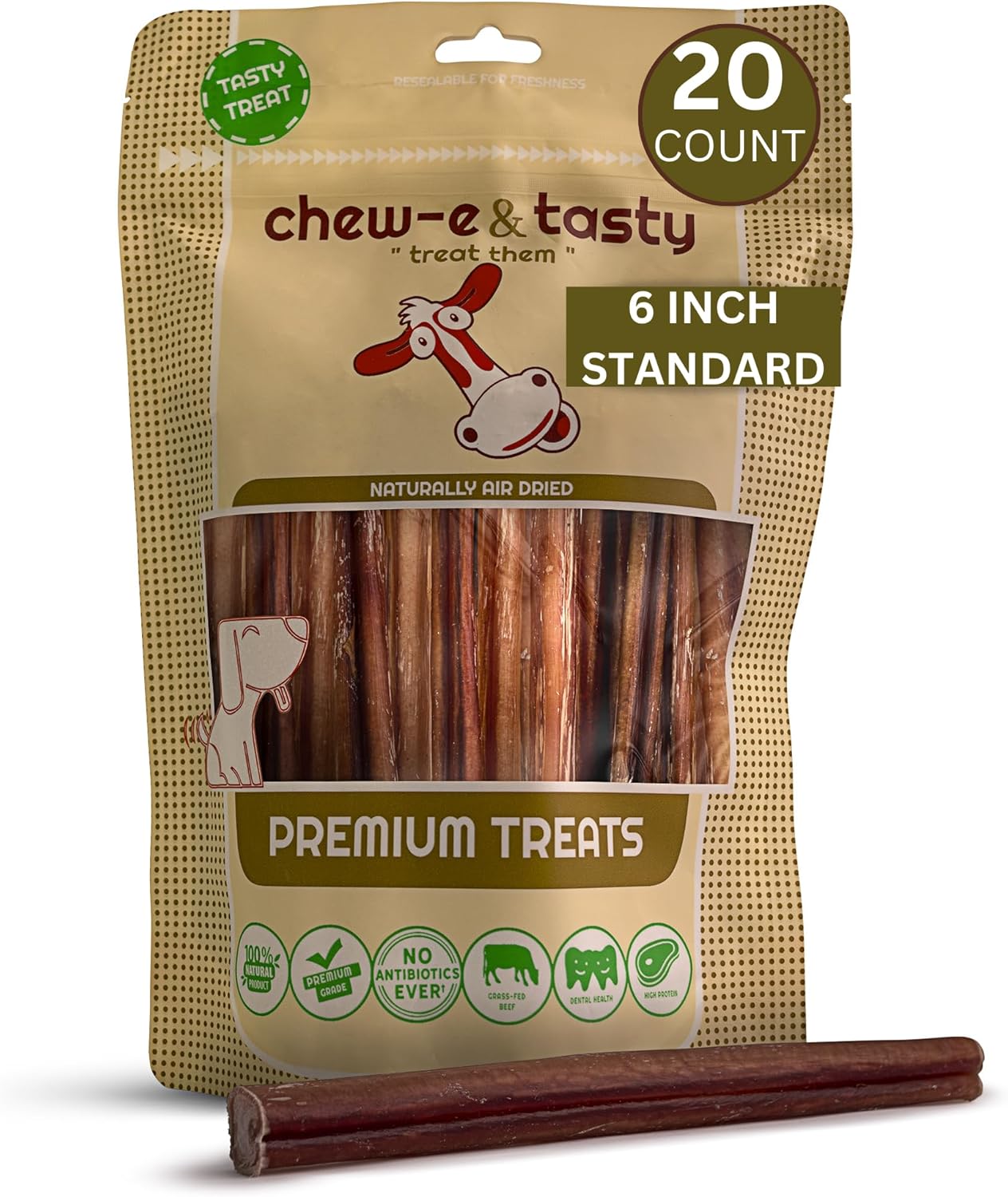 chew-e&tasty-6-Inch-Bully-Sticks-for-Dogs-(Pack-of-20)---USDA-145