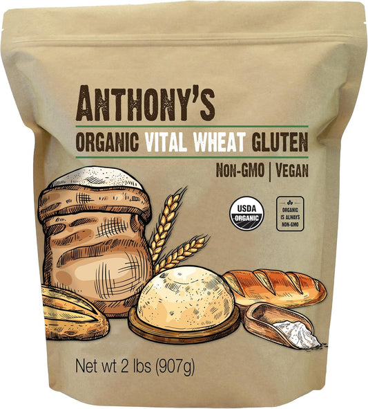 Anthony's-Gluten-de-trigo-orgánico-vital,-2-libras,-alto-proteínas,-975