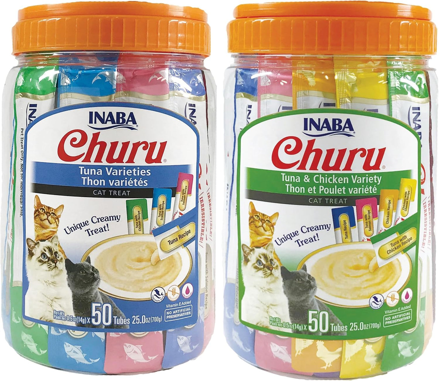 INABA-Bundle-Churu-Cat-Treats,-Lickable,-Squeezable-Creamy-Purée-with-Vitamin-E-&-Taurine,-38