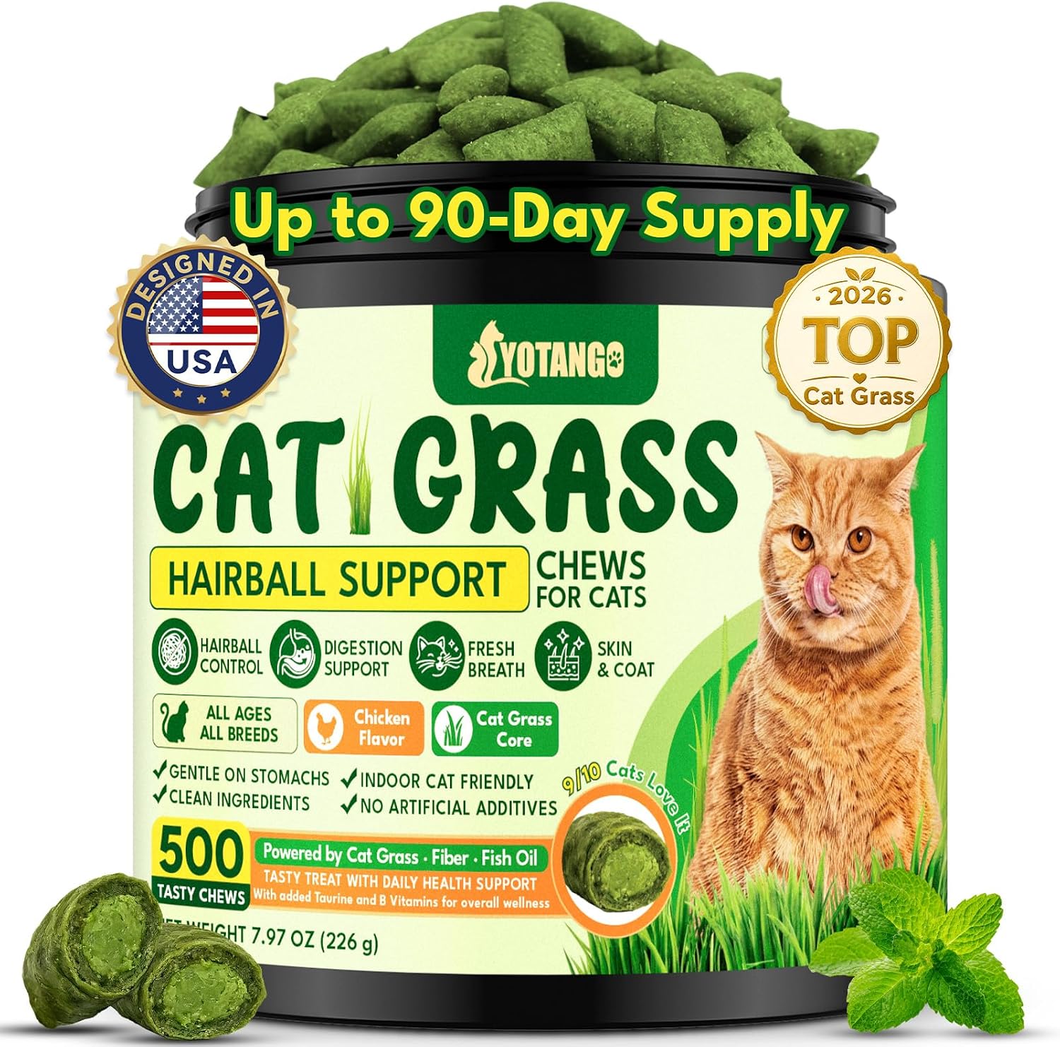 Cat-Grass-Treats-Chews,-Cat-Treats-for-Indoor-Cats-500-Ct,-Hairball-Control-1589