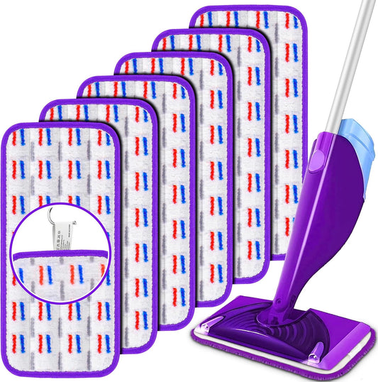 6-Pack-Reusable-Mop-Pads-for-Swiffer-WetJet-Spray-Mop,-142