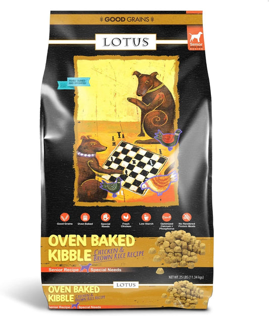 Lotus-Alimento-seco-para-perros-mayores,-25-libras,-pollo-261