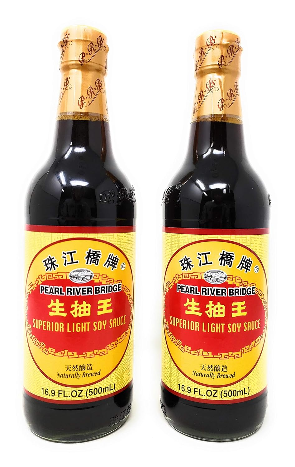 Pearl-River-Bridge-Superior-Light-Soy-Sauce-Bottle,-16.9-Fl-Oz-(Pack-1055