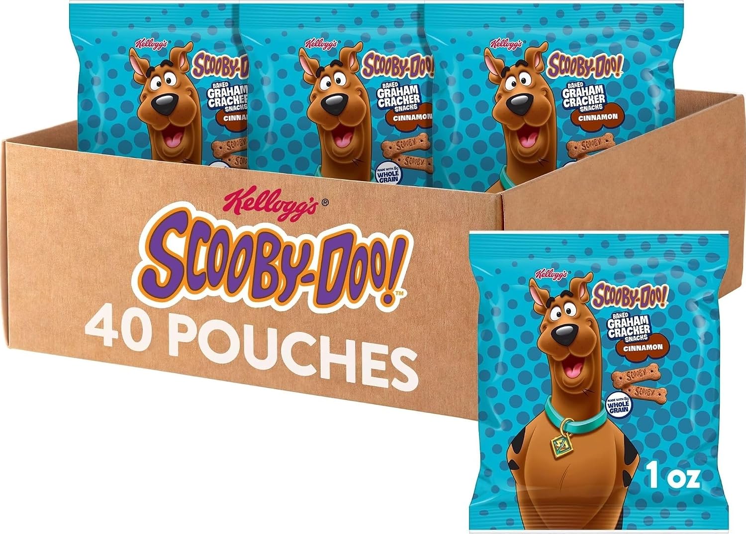 Kellogg's-Scooby-Doo!-Graham-Cracker-Snacks,-Cinnamon,-Made-with-Whole-Grain,-(1--Oz-Bag),-40--1609