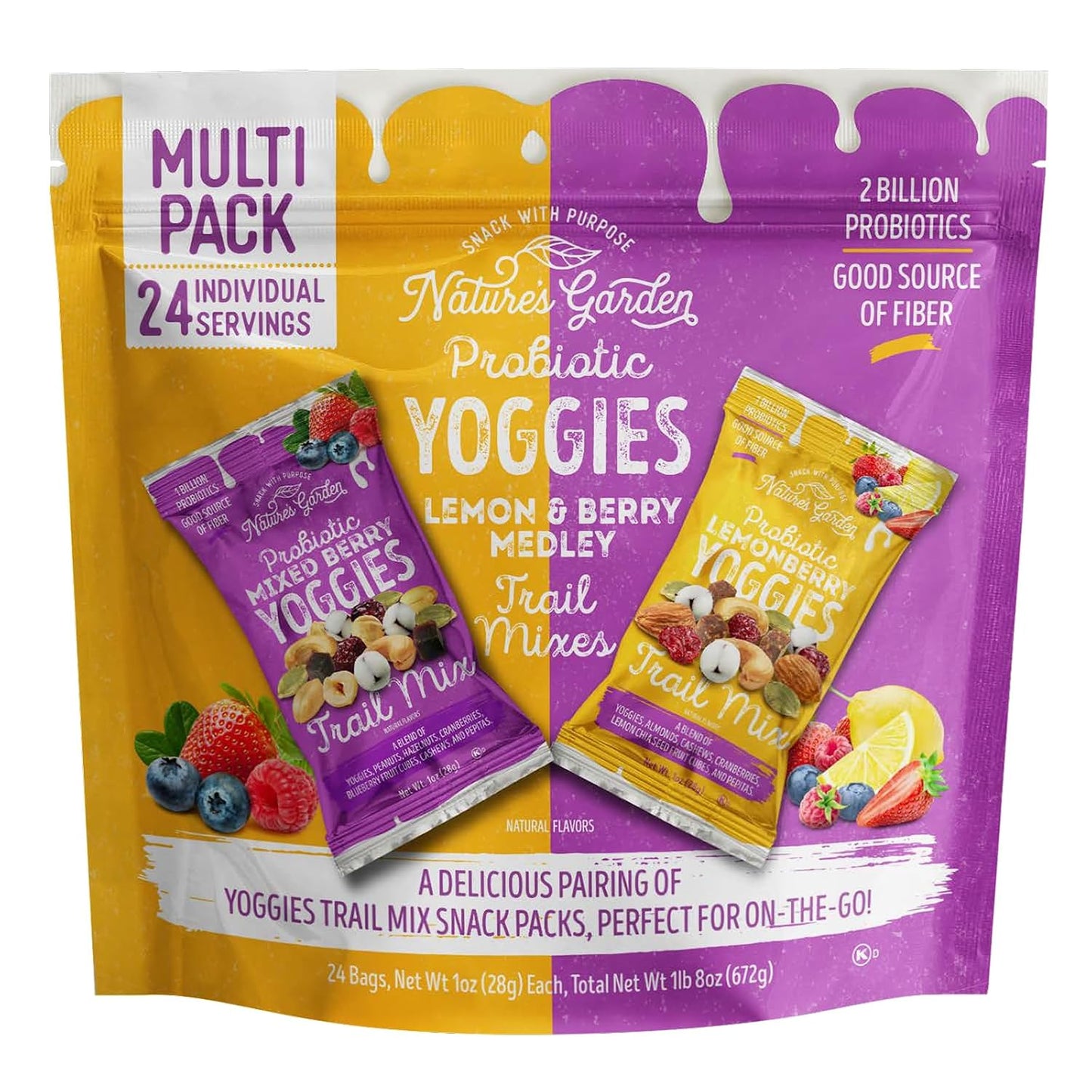 Nature's-Garden-Probiotic-Yoggies-Trail-Mix-Multipack-Snack-24oz-(24-x--1oz)-|-(Lemonberry-+-823
