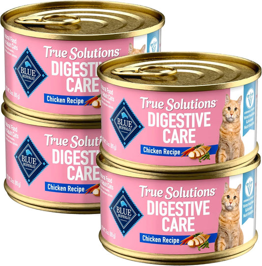 Blue-Buffalo-True-Solutions-Wet-Food-for-Cats,-Digestive-Care-Formula-Clinically-Ingredients,-Recipe1521