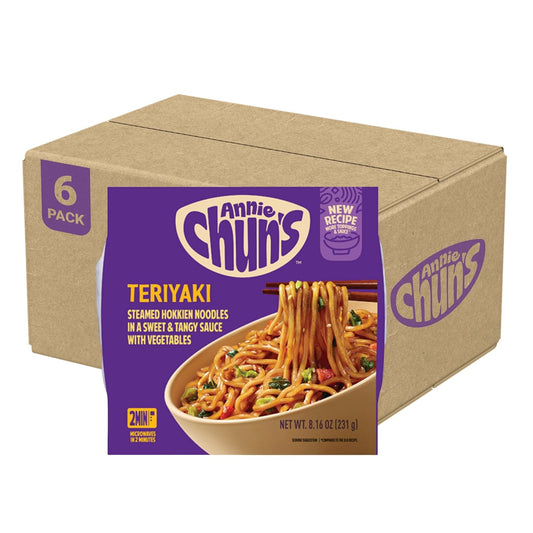 Annie-Chun's-Tazón-de-fideos-Teriyaki,-8.16-onzas-(paquete-de--6)-529