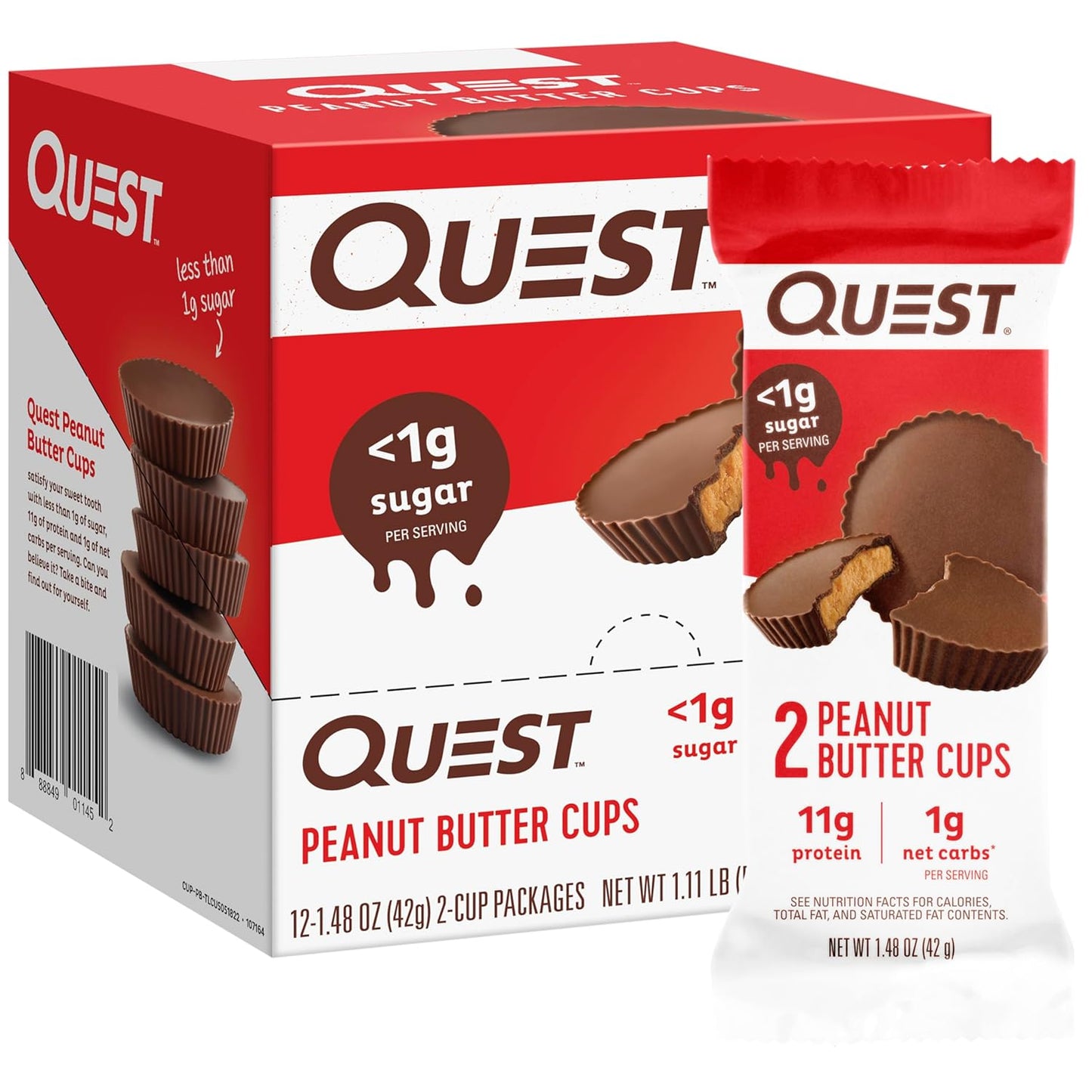 Quest-Nutrition-Peanut-Butter-Cups,-11g-Protein,-<1g-Sugar,-12-Count--|-1g-Net-4g-2450