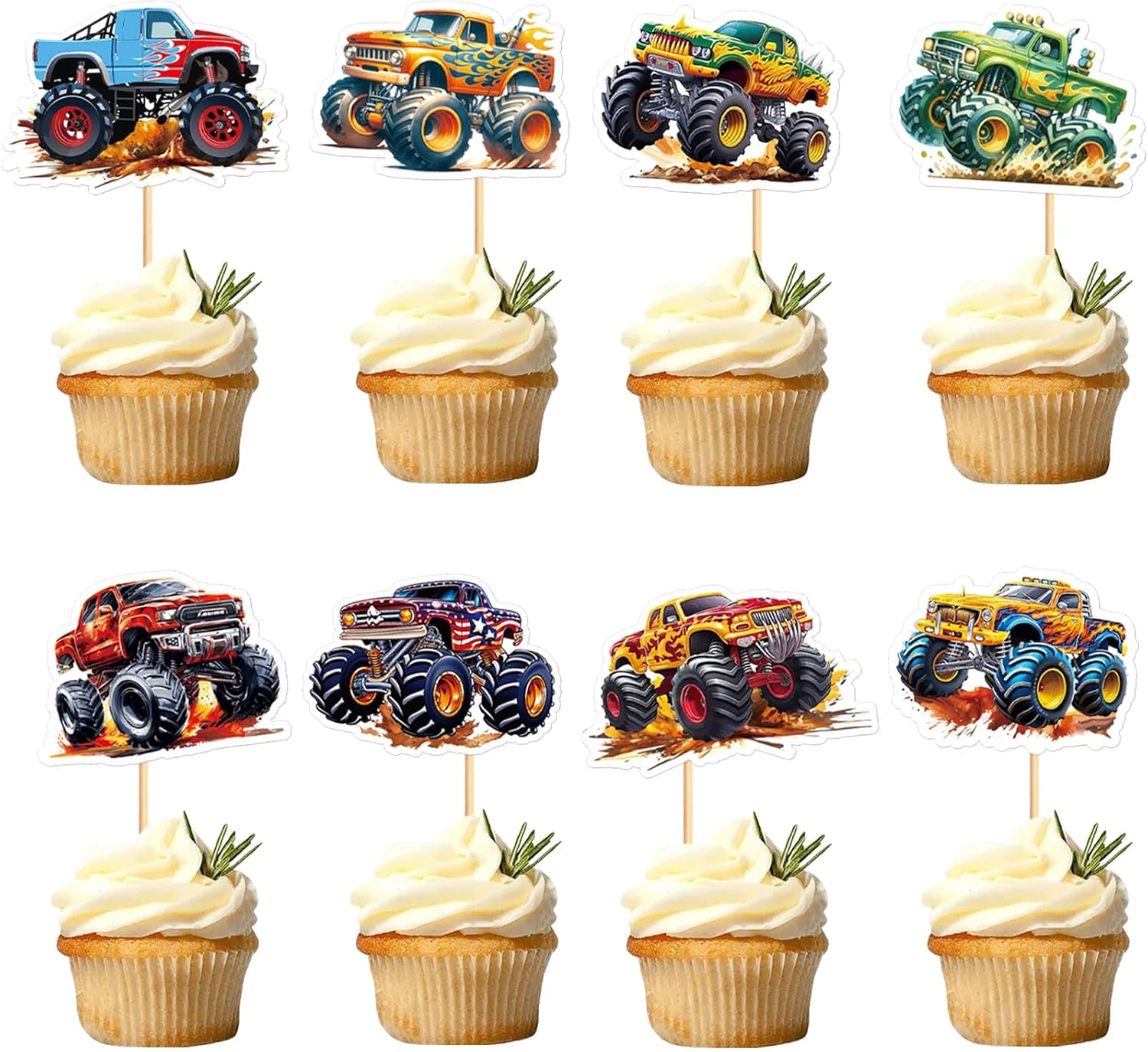 24-Pack-Truck-Car-Cupcake-Toppers-Truck-3567