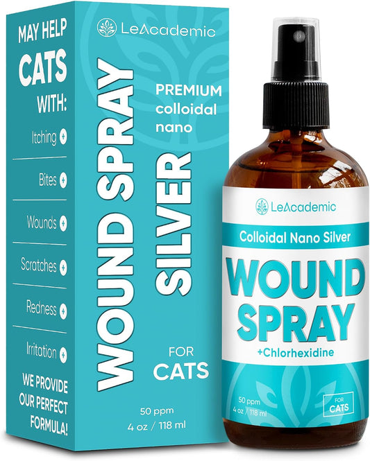 Cat-Wound-Care-Spray-is-Perfect-with-Cat-Cone-|-Nano-Silver-+-1086