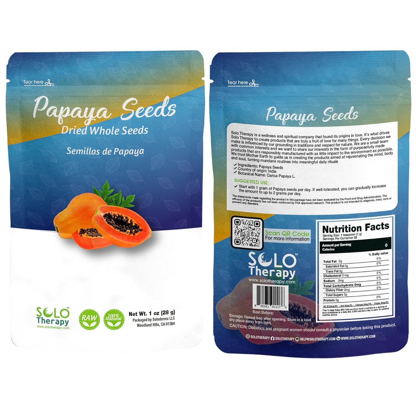 Papaya-Seeds,-Dried-Whole-Seeds,-1-oz-(28-g),-Raw,-Natural-(1-(28---645