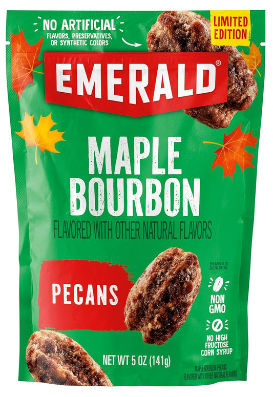 Emerald-Maple-Bourbon-Pecans-(1-Pack)-|-5oz-Resealable-Bag-|-Kosher-Dairy-Non-GMO,-No-2195