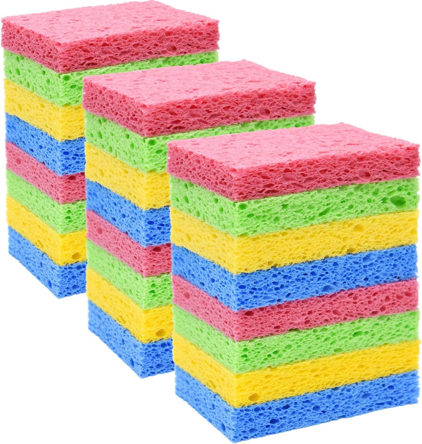 YoleShy-24-Pack-Kitchen-Sponges-Natural-Cellulose-Compressed-Sponges-for-4341