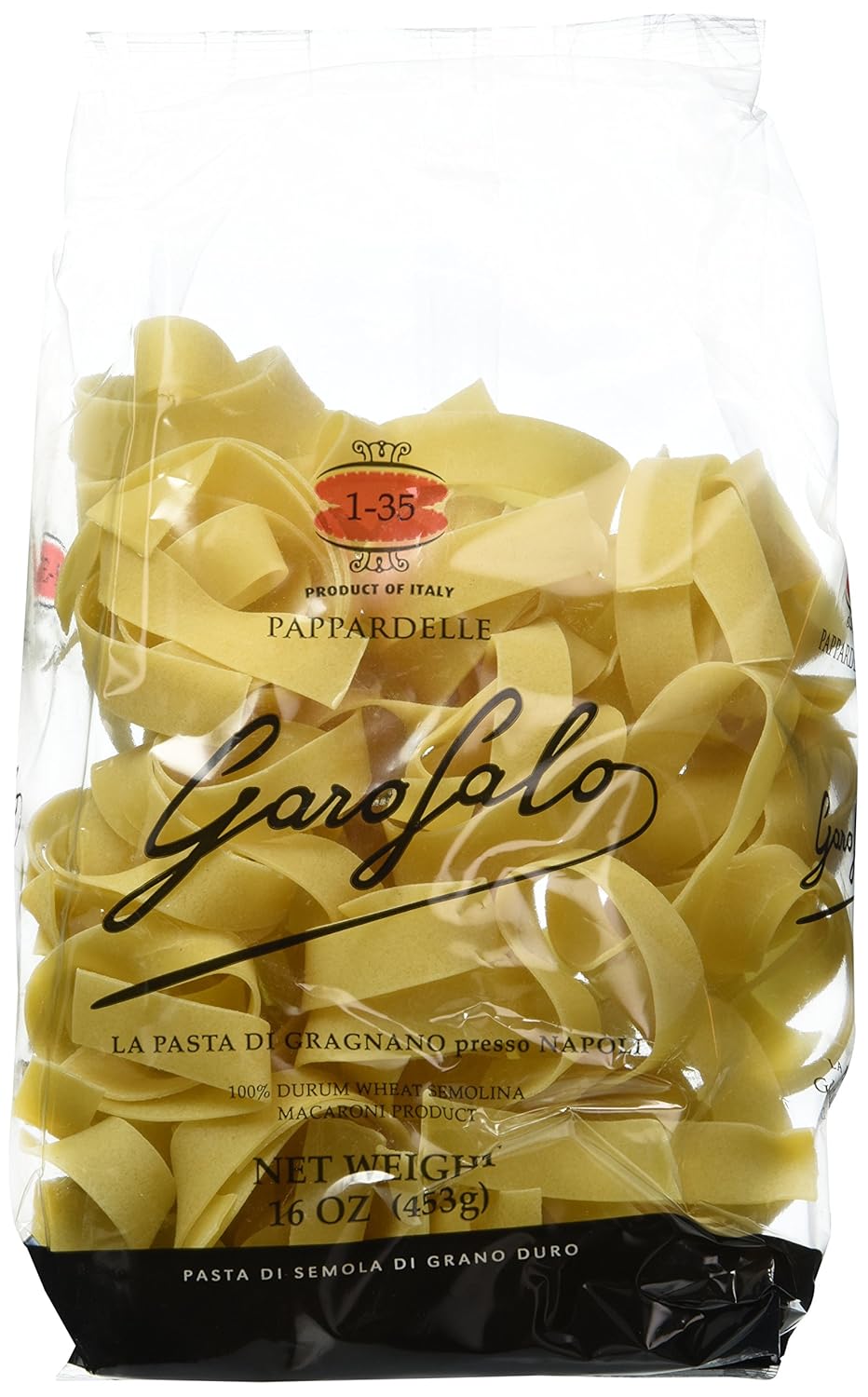 Garofalo---Premium-Durum-Wheat-Semolina-Pappardelle-Pasta,-Italian-Bronze-Drawn,-166