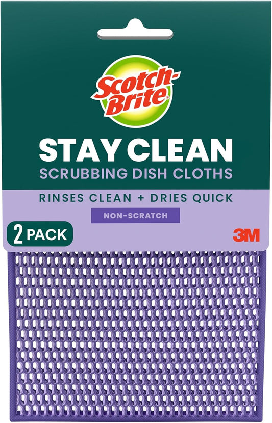 Scotch-Brite-Stay-Clean-Scrubbing-Dish-Cloths,-2-Pack---------170