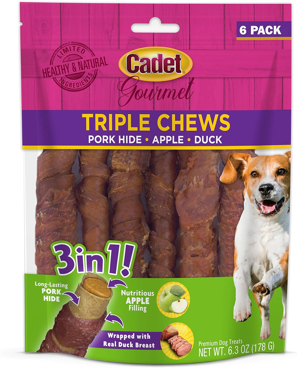 Gourmet-Triple-Chews-Long-Lasting-Pork-Hide-Sticks-with-3809
