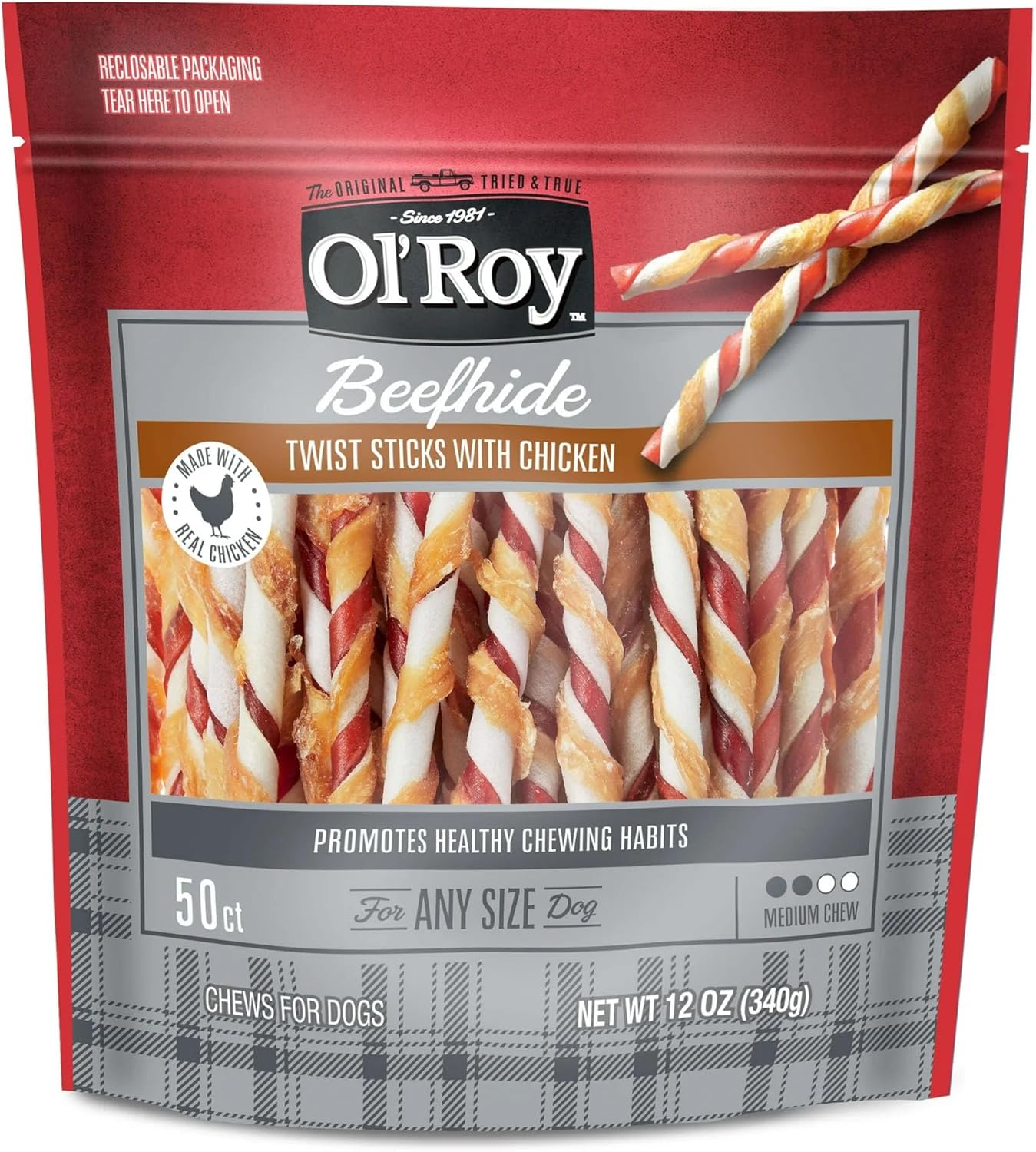 Rawhide-Twist-Sticks-with-Chicken,-50-Count,-12-oz,-5-Inch-Chews,-588