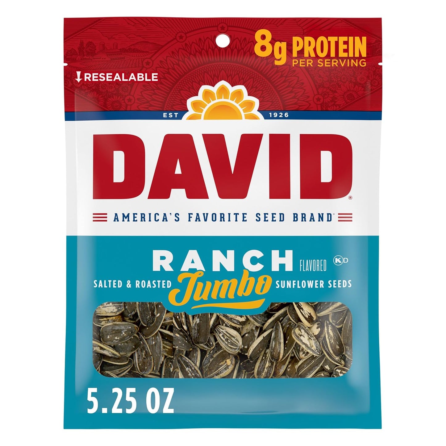 DAVID-SEEDS-Roasted-and-Salted-Ranch-Jumbo-Sunflower-Seeds,-Keto-Friendly,--5.25-oz,-12--514