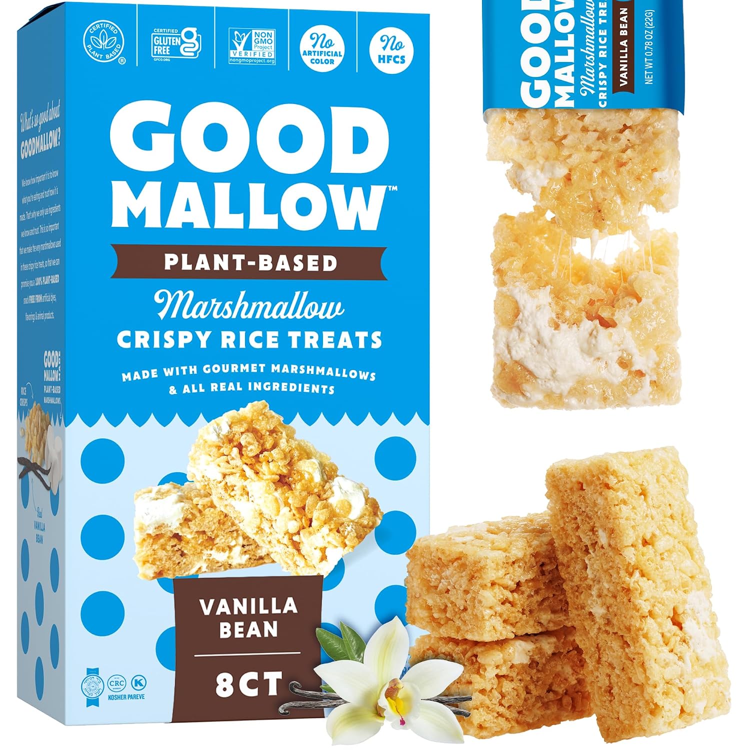 GoodMallow-Vegan-Rice-Crispy-Treats-Individually-Wrapped-Box-of-8-,--Kosher-Vegan-Snacks,-Free-2049
