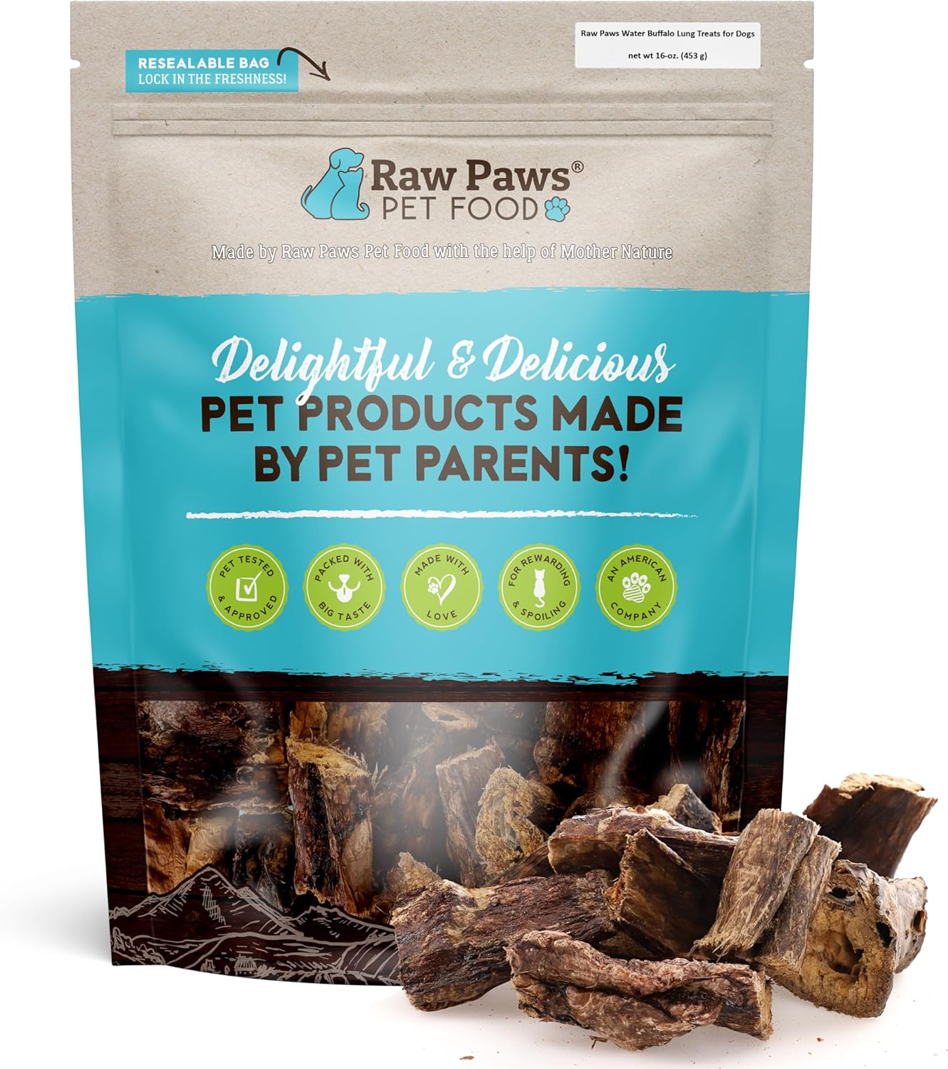 Water-Buffalo-Lung-Treats-for-Dogs,-16-oz---1205