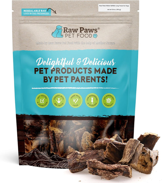 Water-Buffalo-Lung-Treats-for-Dogs,-16-oz---1205