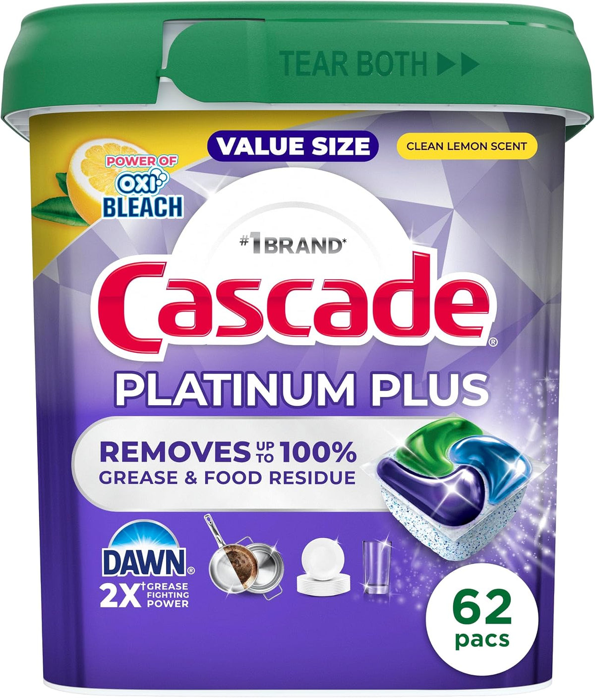 Cascade-Platinum-Plus-Dishwasher-Pods,-Dish-Detergent-Soap,-Clean-Lemon-Scent,-62-351