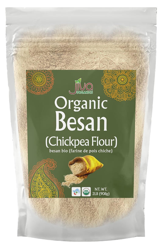 Jiva-Organics-Harina-de-garbanzos-orgánica,-Besan-2-libras,-OMG,-730
