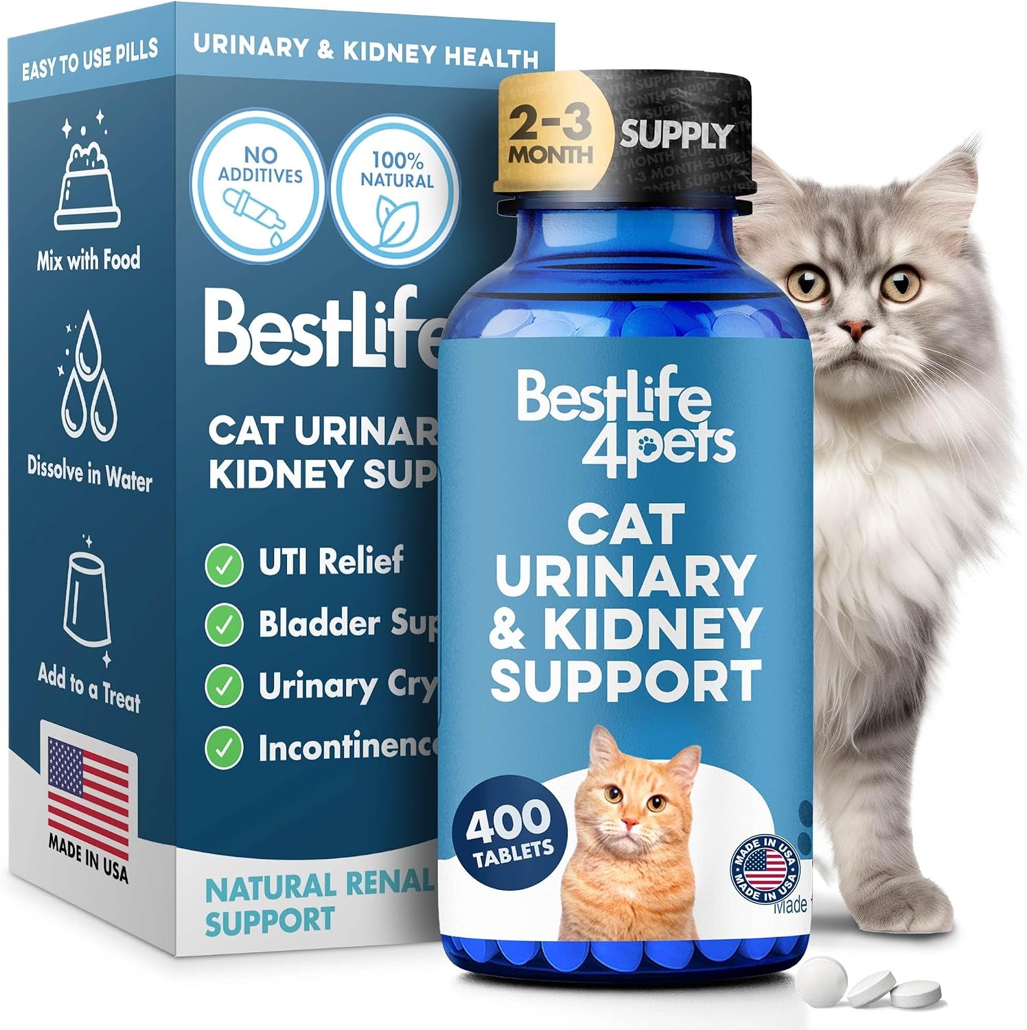 BestLife4Pets-Cat-UTI-Remedy-&-Kidney-Support---400-Pills-|-Natural-Urinary-1284