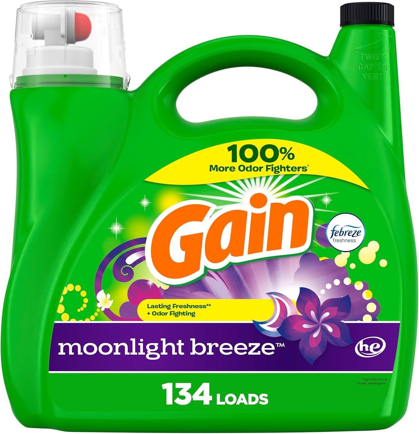 Gain-Aroma-Boost-Liquid-Laundry-Detergent,-Moonlight-Breeze-Scent,-134-3566