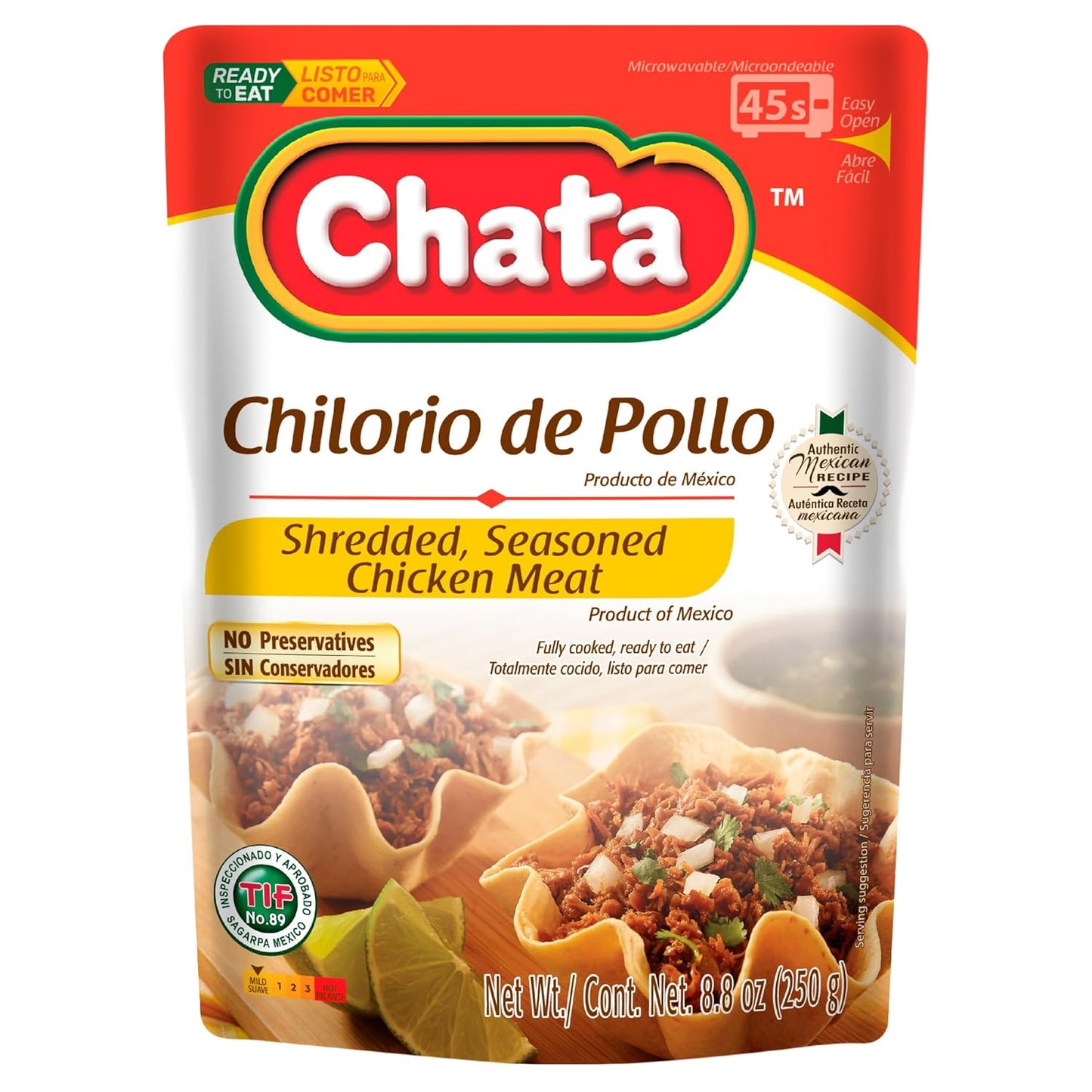 Chata-Chilorio-de-pollo,-carne-sazonada-rallada,-8.8-onzas,-paquete-de-1---1190