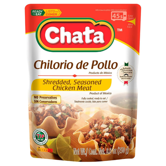 Chata-Mexican-Chicken-Chilorio,-Shredded-Seasoned-Chicken-8.8-oz-|-Ready-to-Eat,-Just-Heat-635
