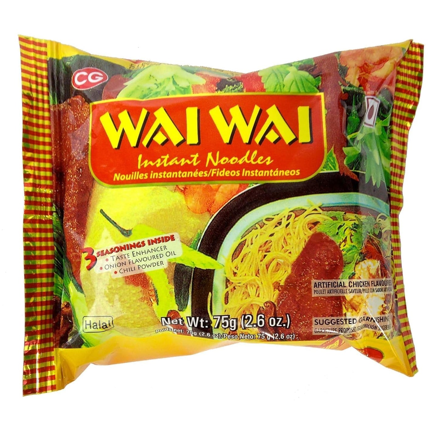 Wai-Wai-Fideos-instantáneos,-sabor-a-pollo,-paquetes-de-2.6--onzas-364