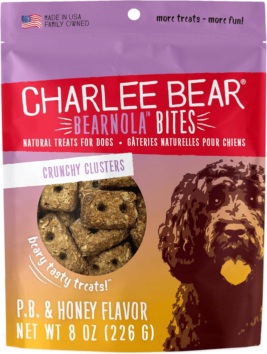 Charlee-Bear-Bearnola-Bites-Crunchy-Dog-Treats,-Peanut-Butter-and-Honey,-Ounce-1708