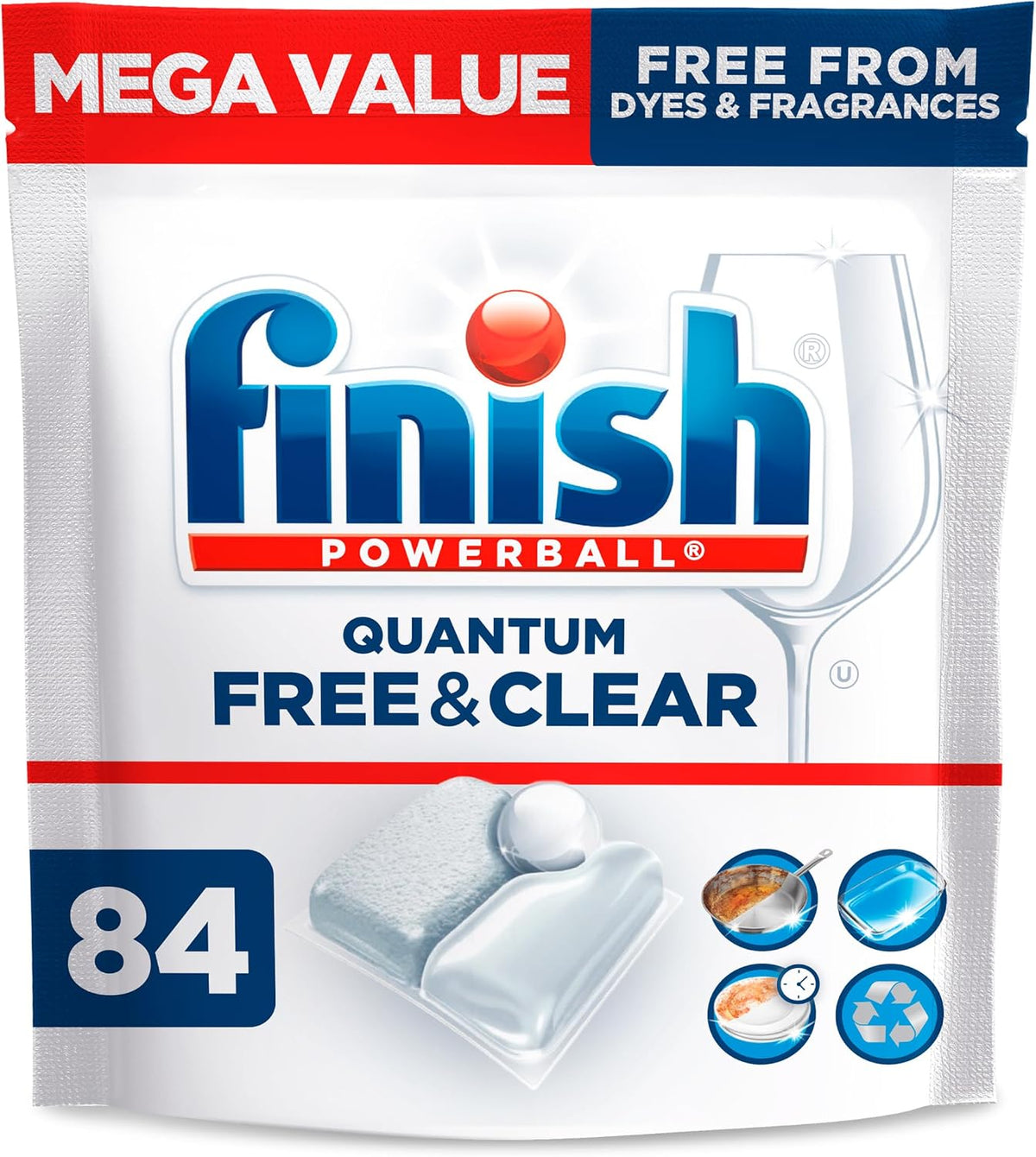 Finish-Free-&-Clear-Dishwasher-Pods,-Dye-&-Fragrance-Free-Detergent,-84-315