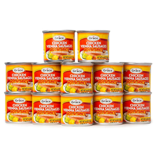 Grace-Hot-&-Spicy-Chicken-Vienna-Sausage-4.6oz---12-Pack---in-401