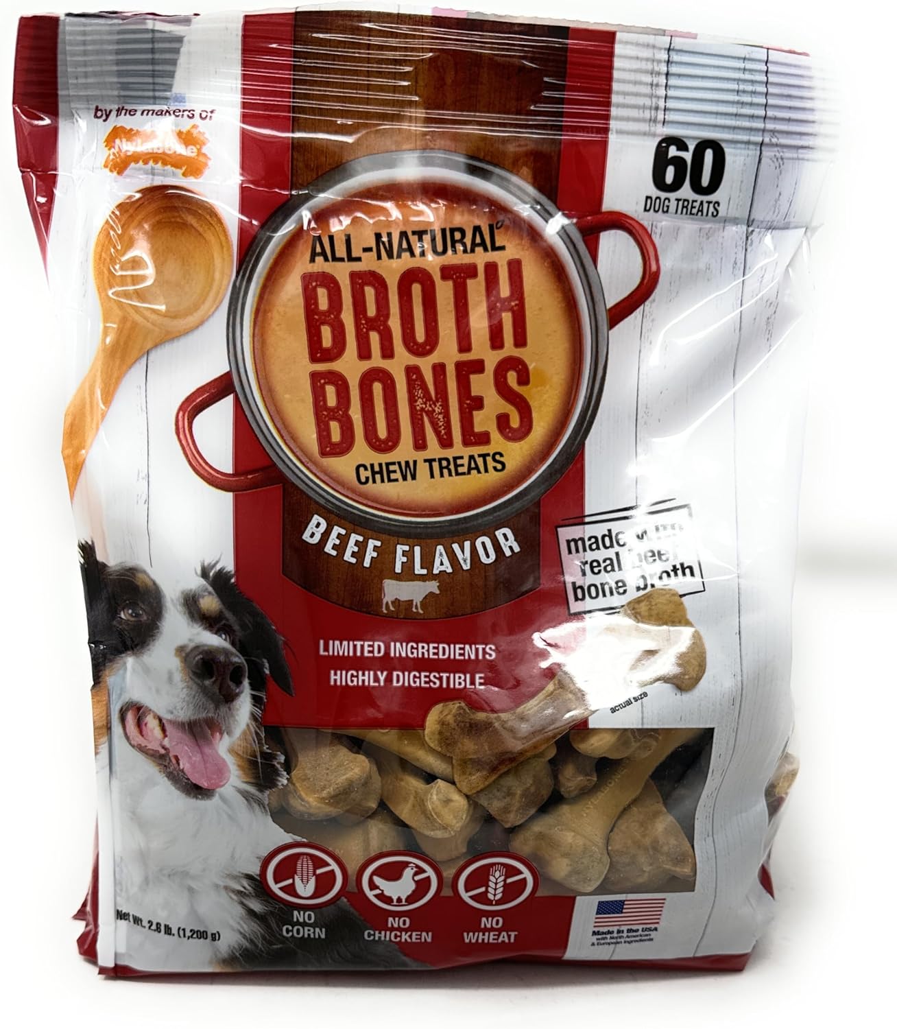 Nylabone-Beef-Broth-Bones-for-Dogs,-60-Count,-2.6-Lbs---2644