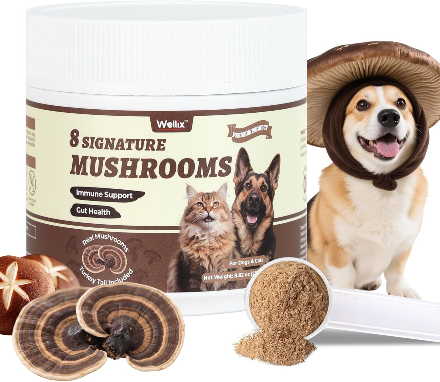 Wellix-Mushroom-Powder-Supplements-for-Dogs-&-Cats---Lumps-&-Bumps-Dog-633