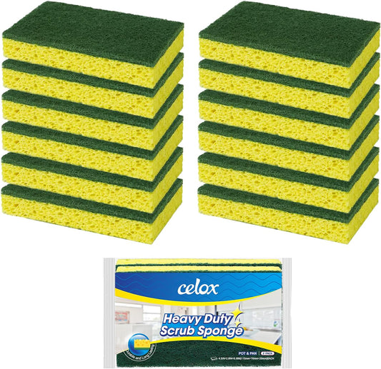 CELOX-12-Pack-Dish-Sponge-for-Kitchen,-Dual-Sided-Scrub-5115