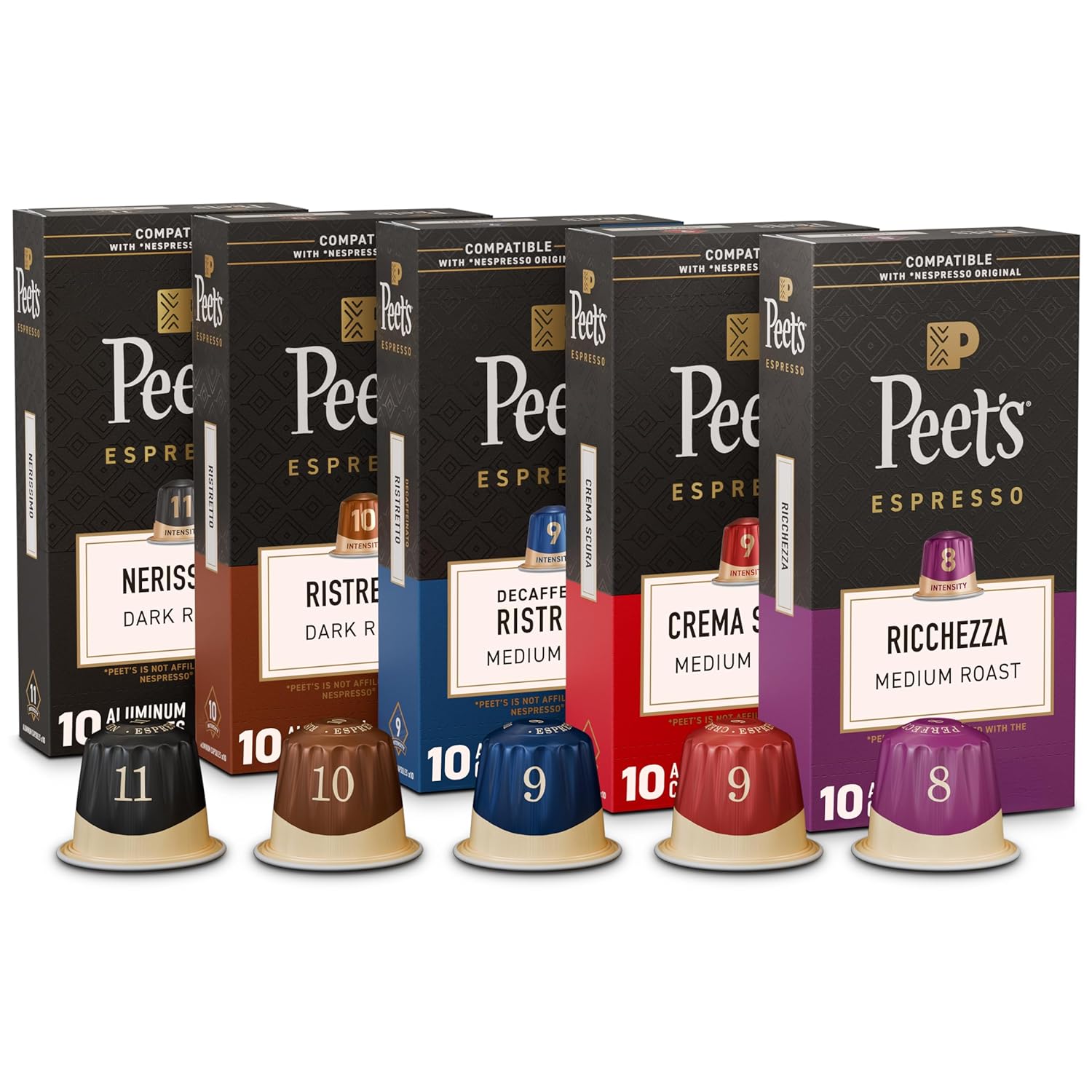 Peet's-Coffee,-Dark-and-Medium-Roast-Espresso-Capsules-Variety-Pack-with-Decaf,-Compatible-2670