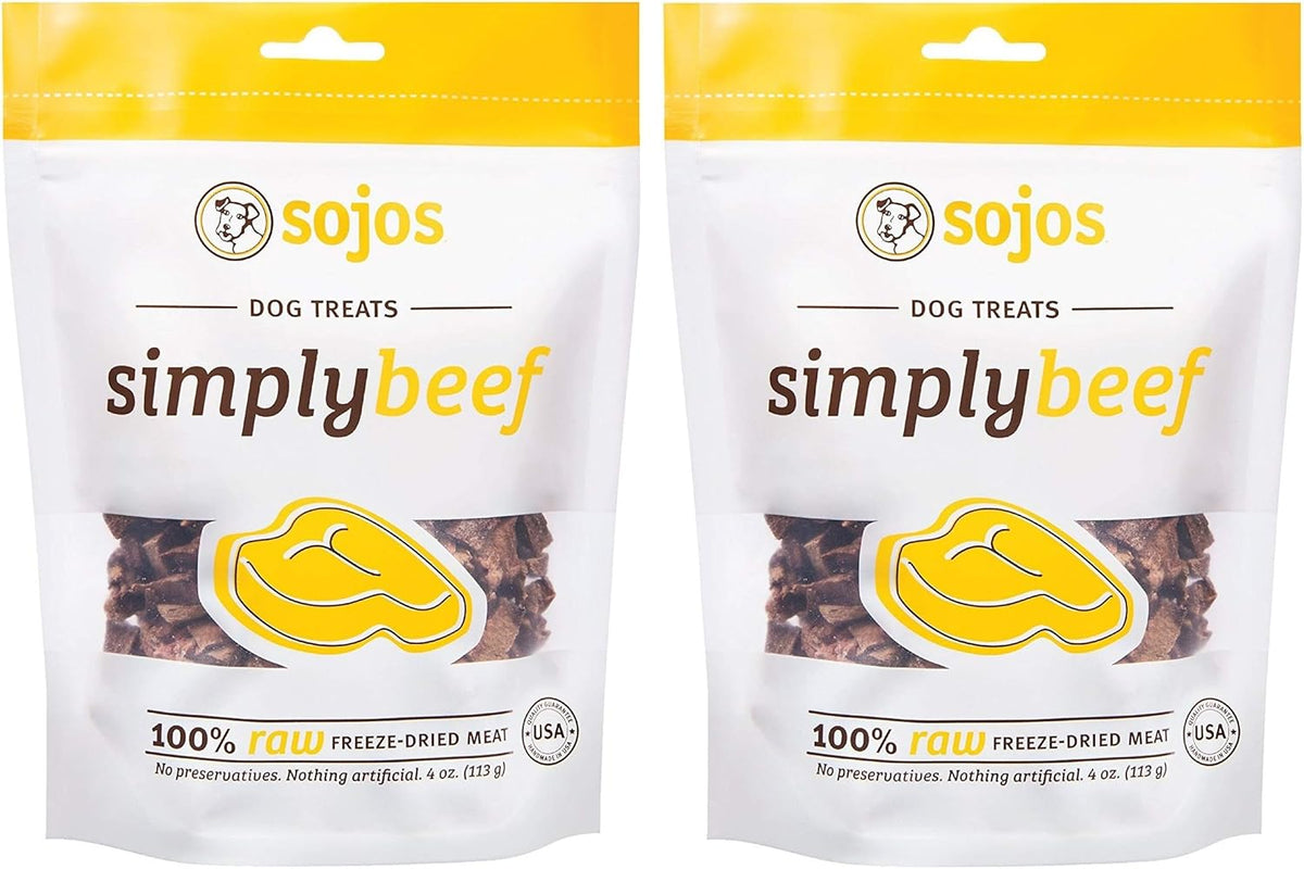 Sojos-Sojos-Simply-Beef-Dog-Treats,-Pack-of-2-------702